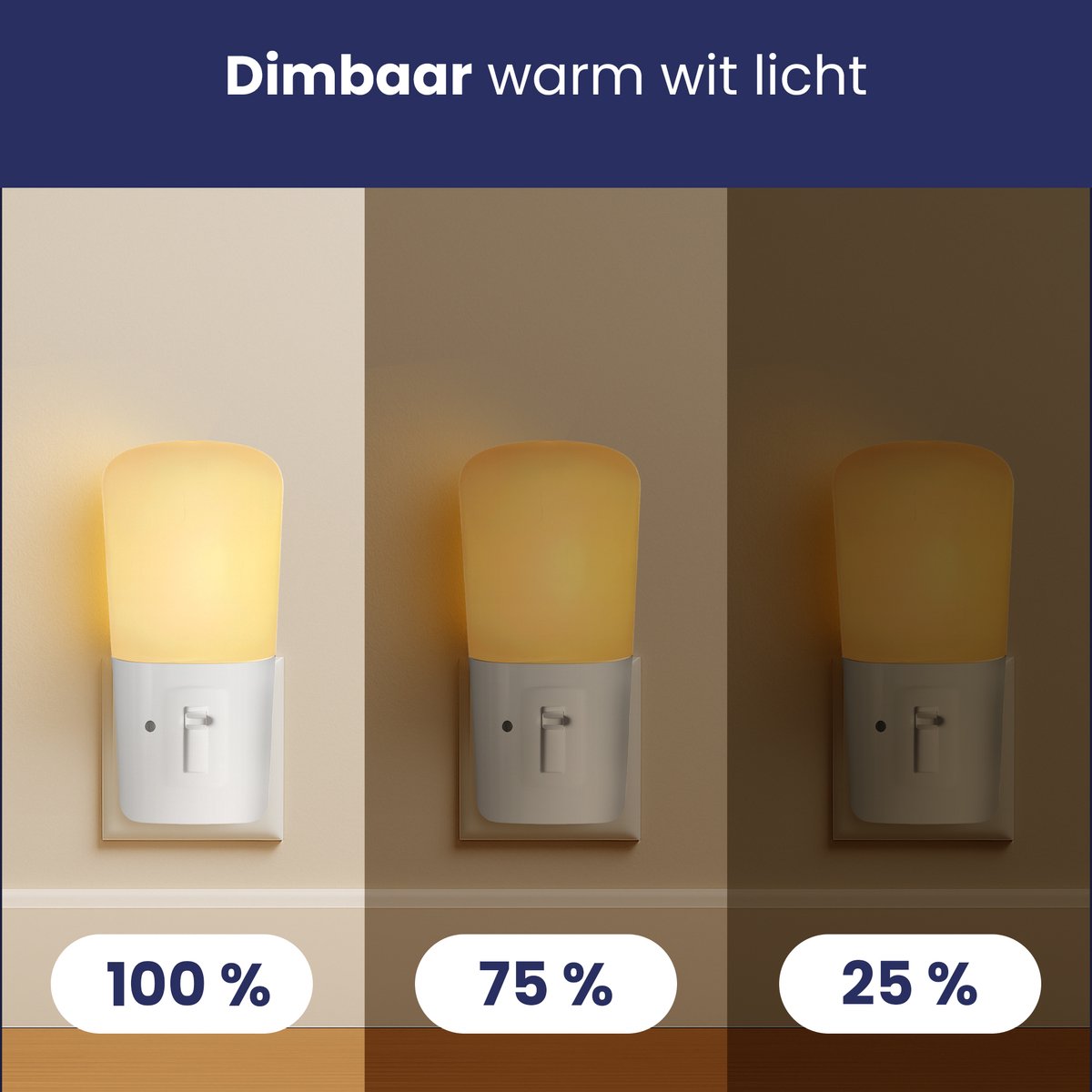 nachtlampje zacht warm licht slaapkamer juiste lichtsterkte nacht